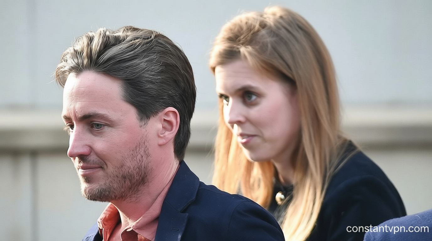 Princess Beatrice puts on united front with husband Edo during lunch out amid fears her ‘marriage is in trouble’ in wake of Epstein scandal
