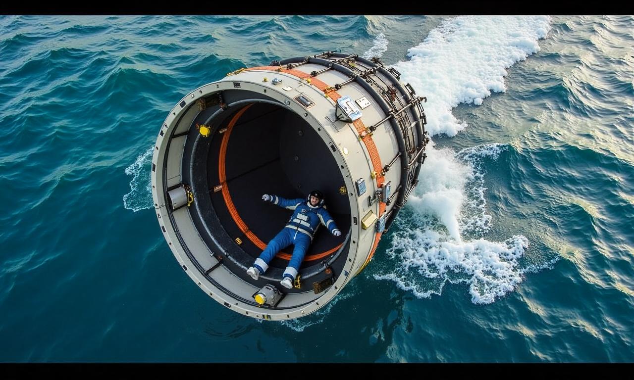 New footage shows moment Orion capsule hatch is opened at sea