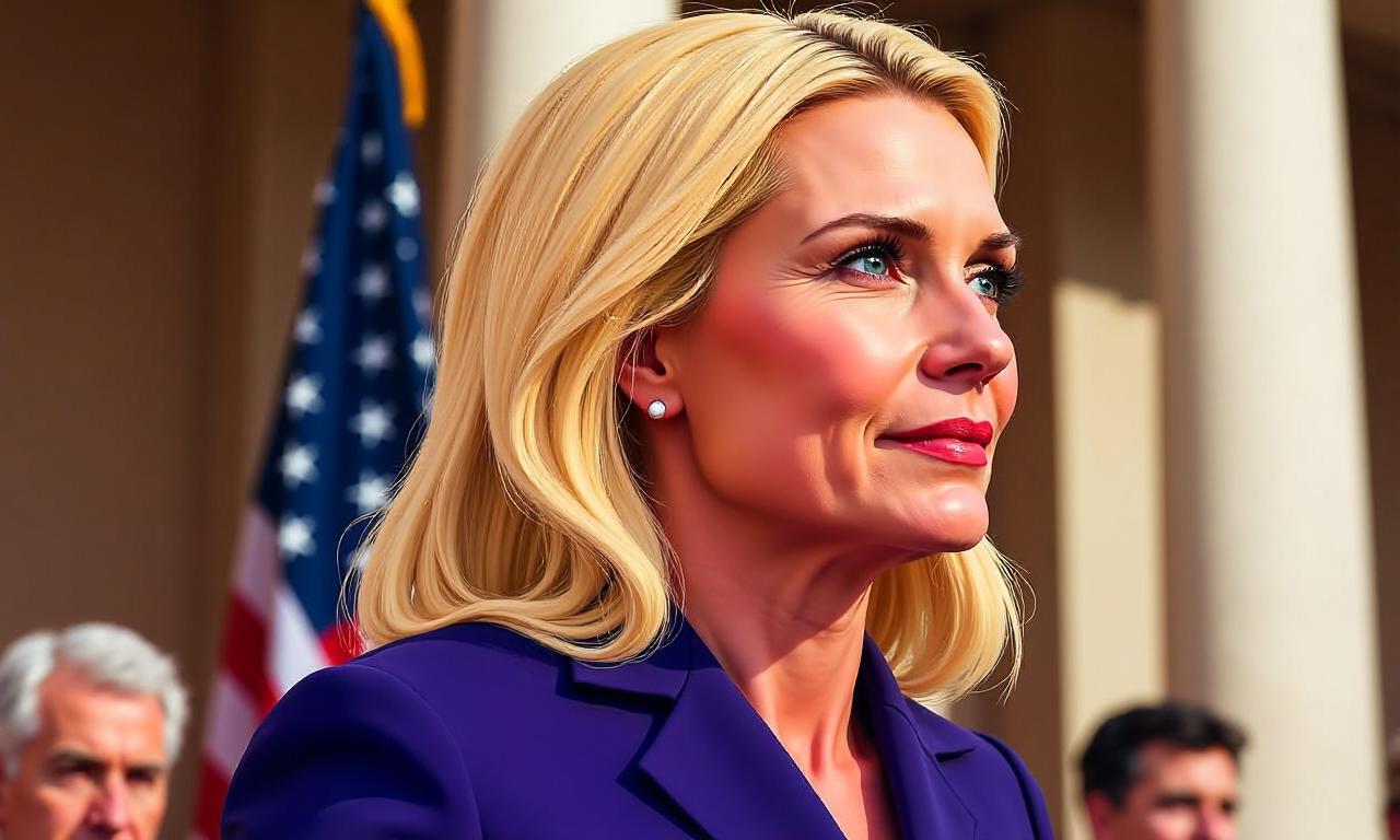 Former US attorney general Pam Bondi defends her handling of Epstein files in congressional probe