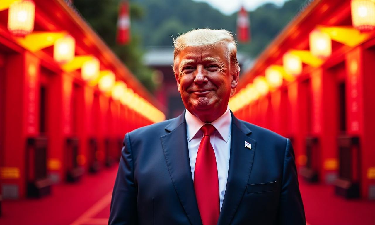 Flattery and fanfare as Trump welcomed to China – but thorny issues remain