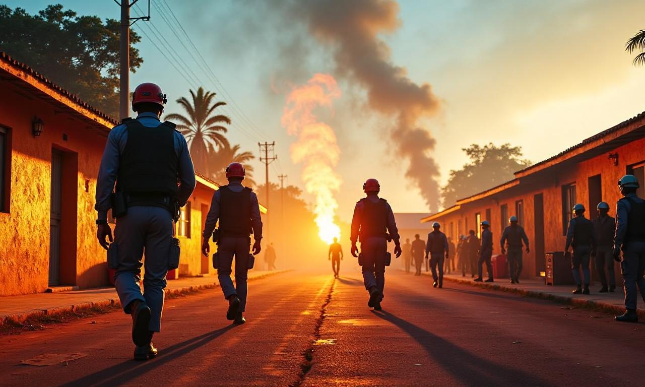 Police fire shots in air to disperse angry crowds at DR Congo Ebola treatment centre