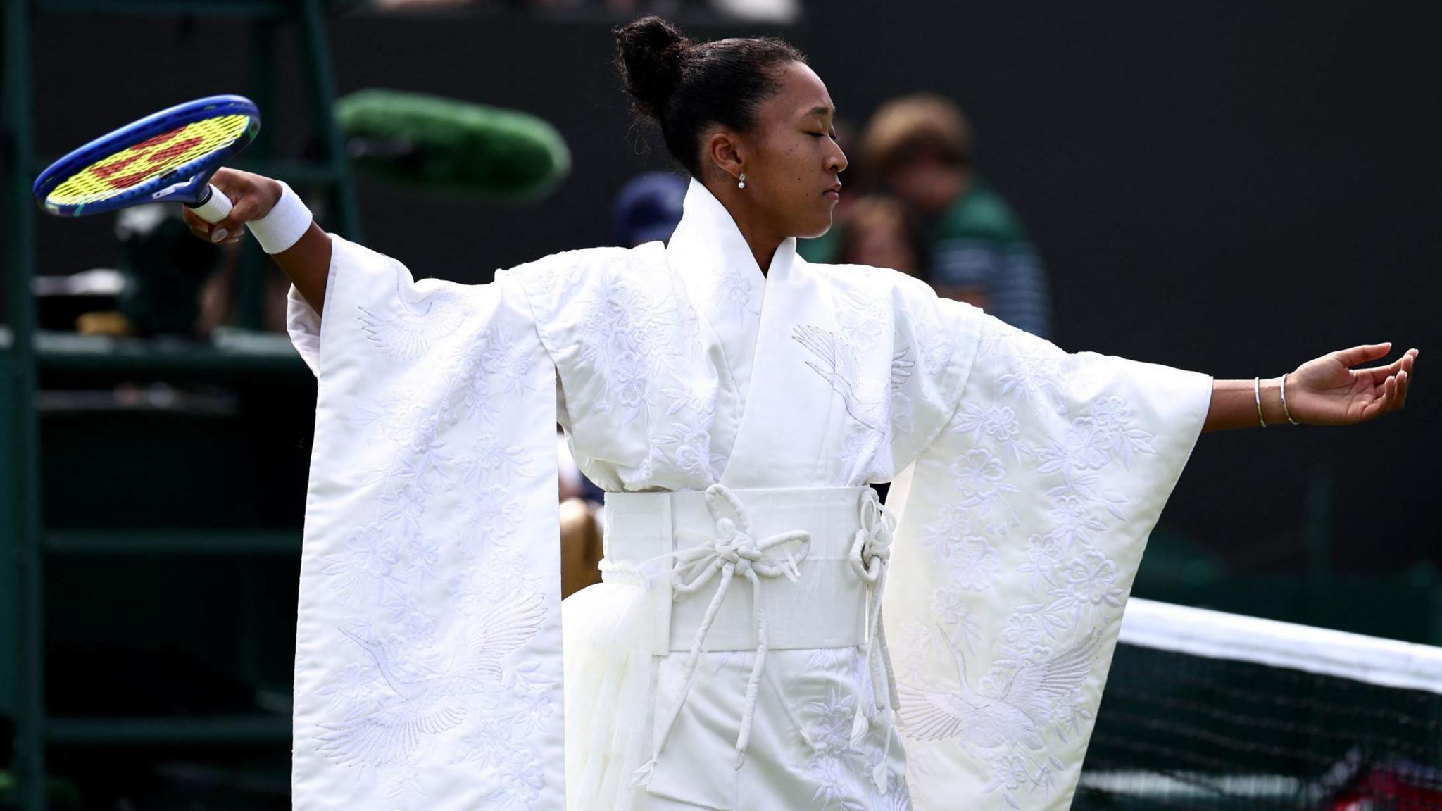 Osaka pays ‘love and respect to Japan’ in Wimbledon kimono