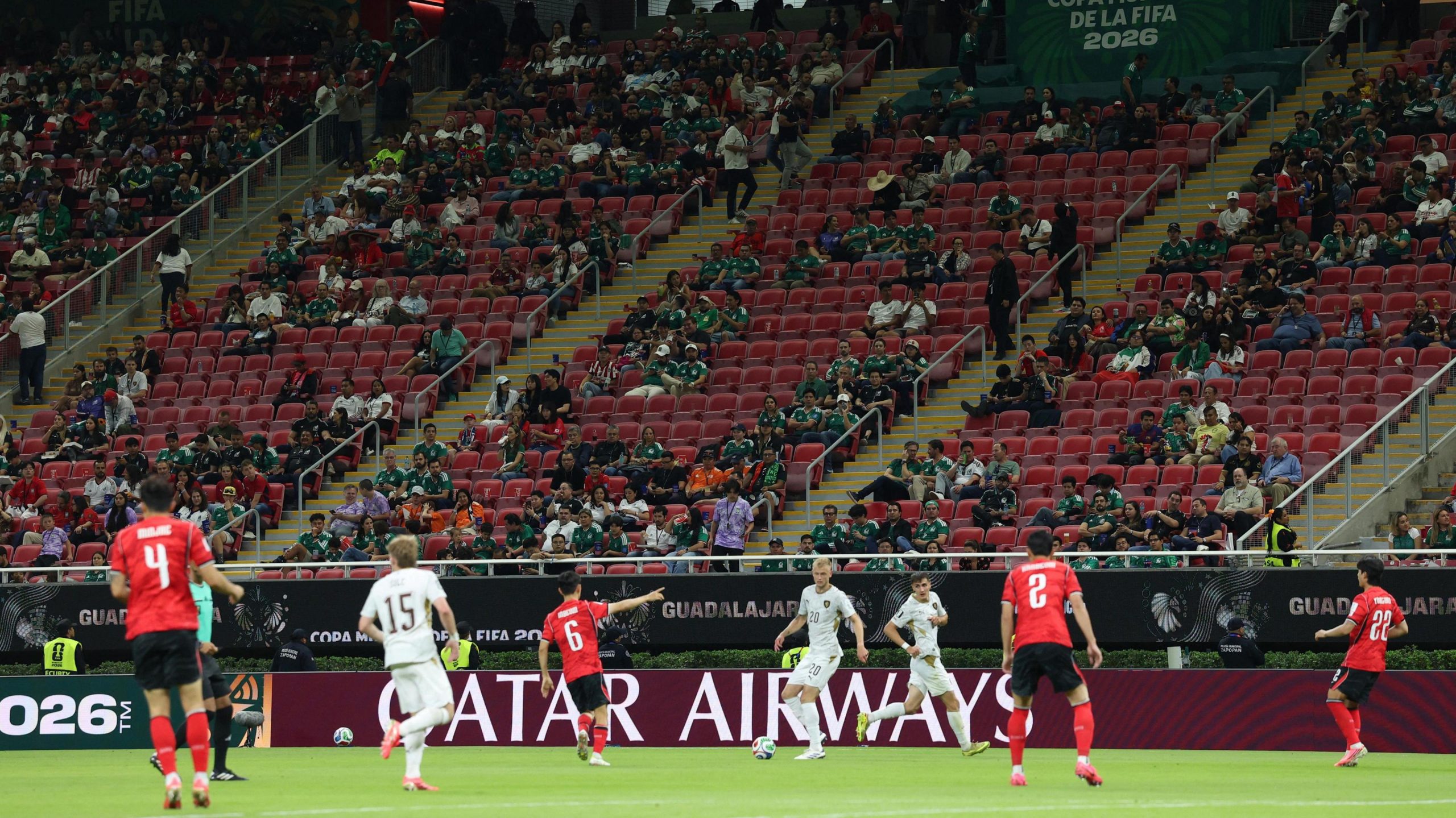 Fans on concourses instead of in seats, claims Fifa