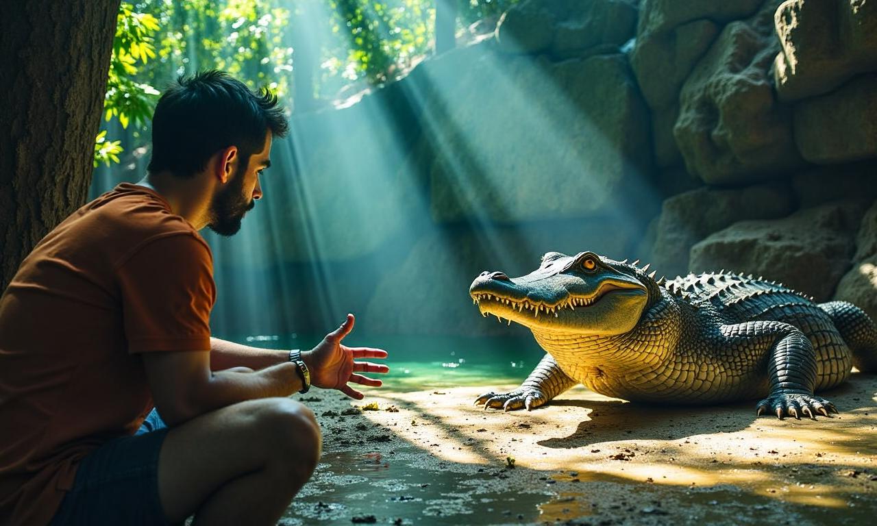 Man arrested after boy injured in zoo crocodile enclosure