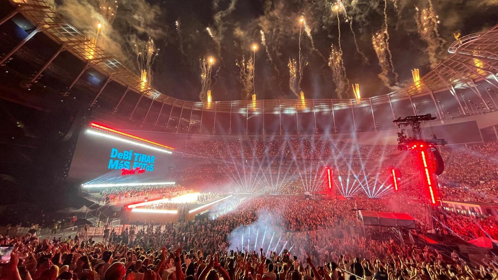 Bad Bunny: Latin star lights up London with history-making stadium show