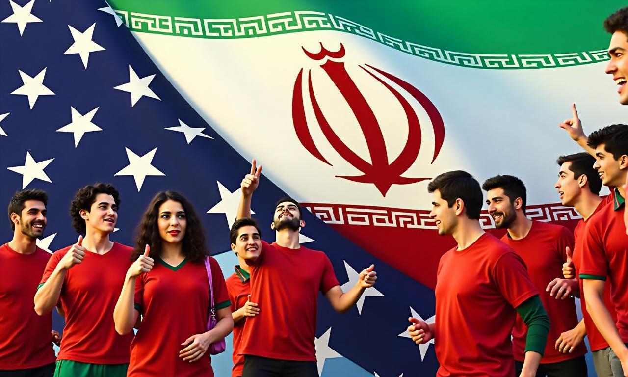 Iranian-Americans protest against Iran team at World Cup
