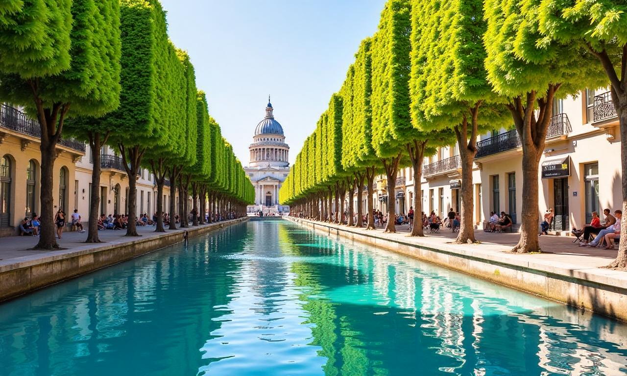 Parisians cool off in canal amid ‘red alert’ heatwave