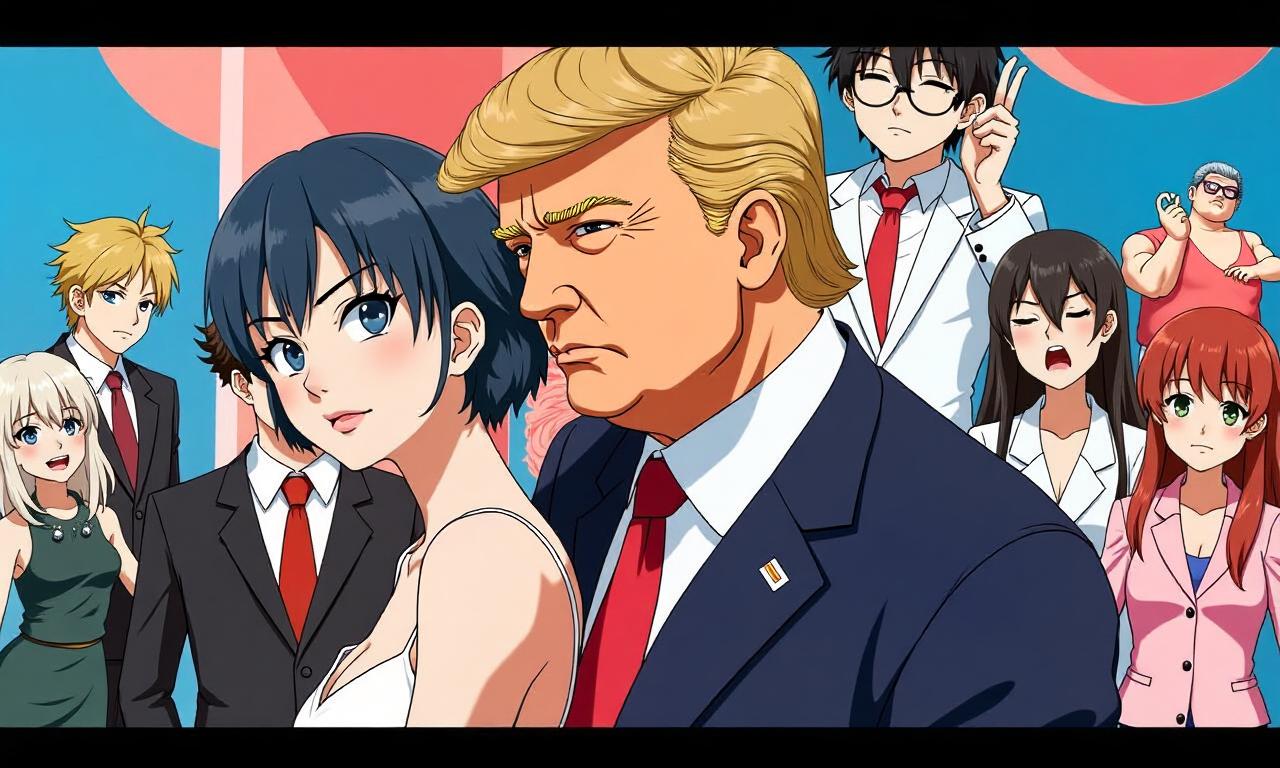 Growing backlash in Japan over Trump’s use of anime characters