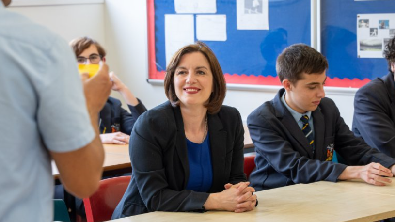 Education secretary says she’ll turn Tory leader’s insult into a T-shirt