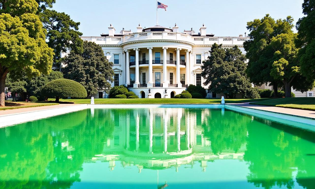 Trump says repairs to algae-plagued Reflecting Pool will begin immediately