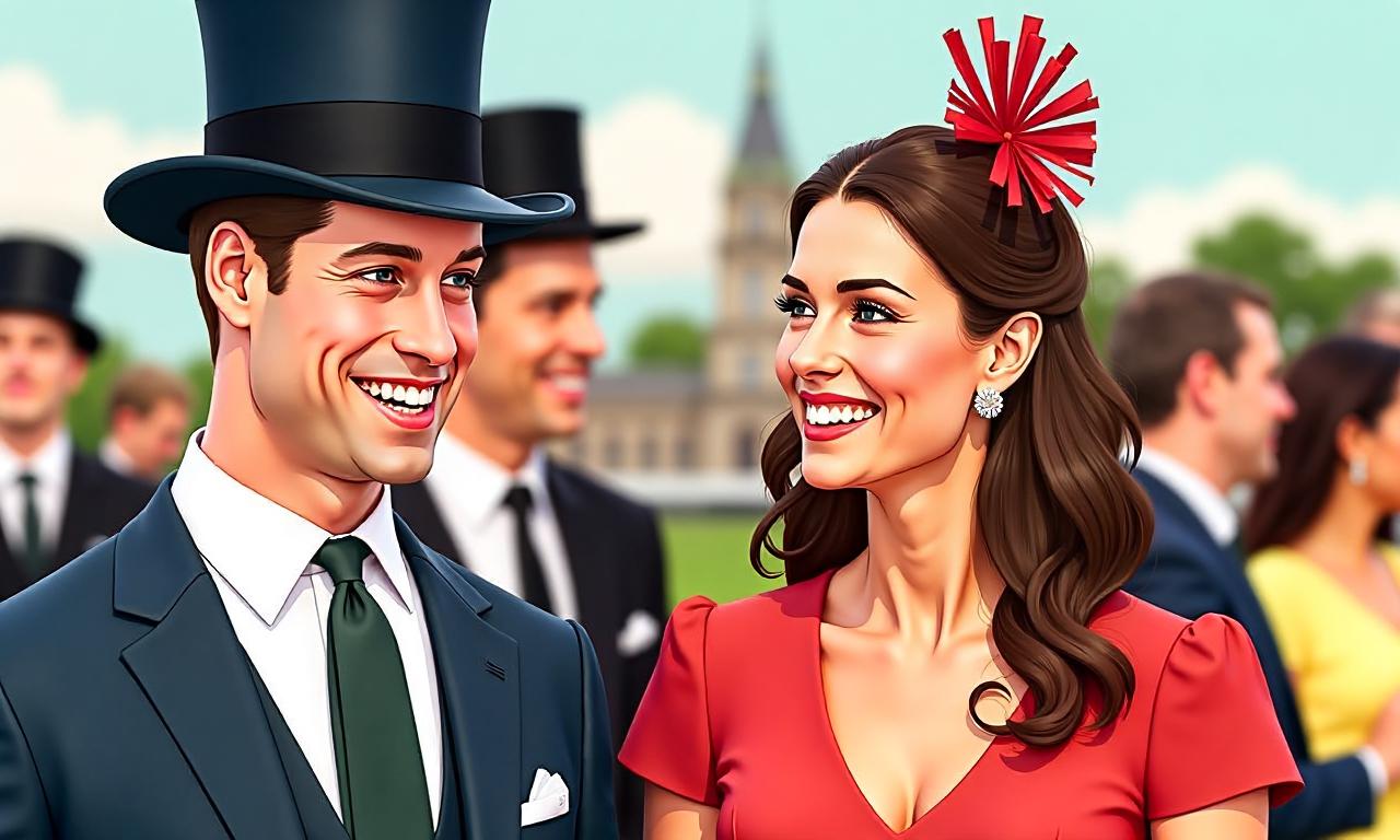 Prince and princess join Royal Ascot racegoers