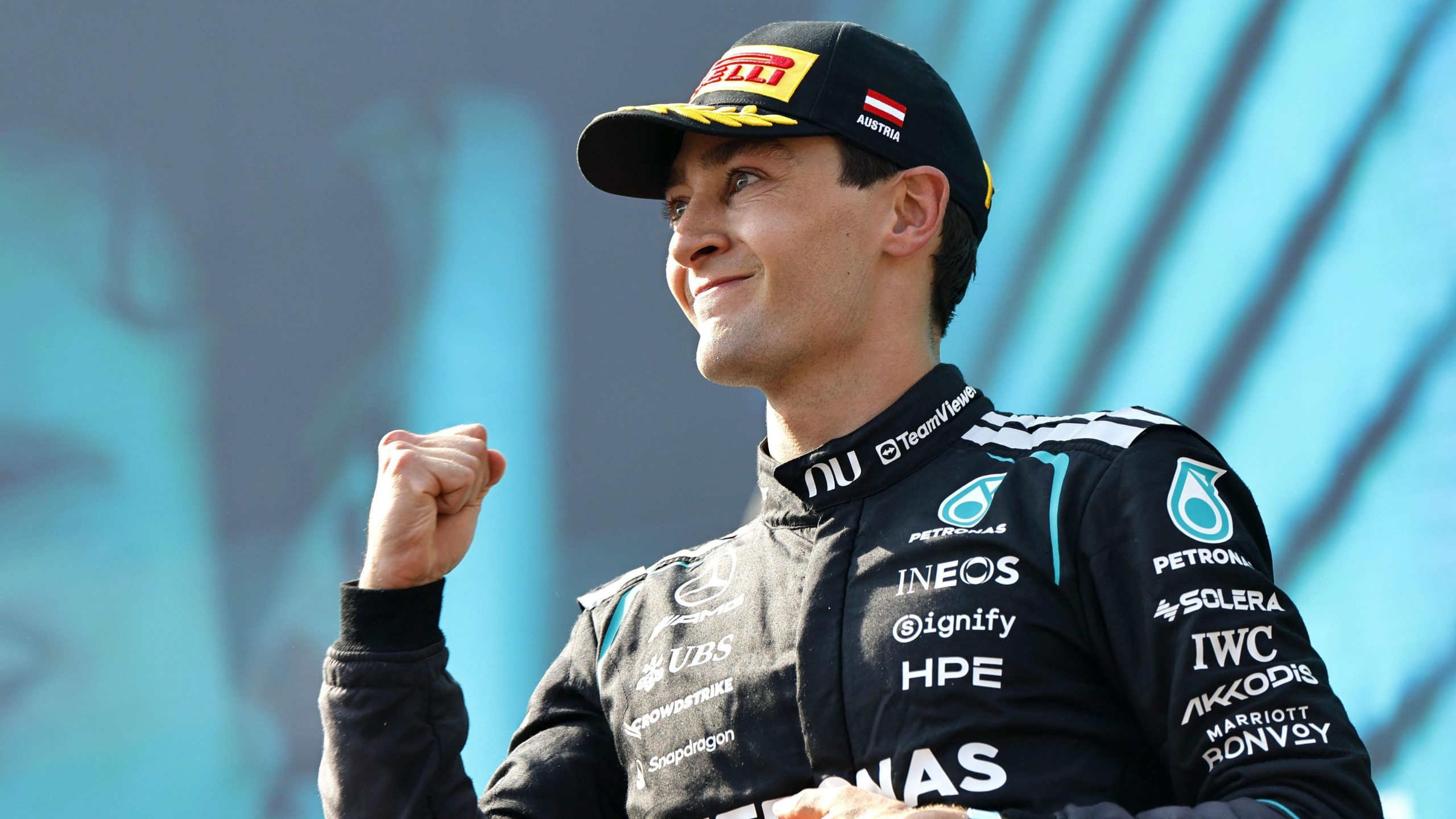 Russell holds nerve to seal victory in Austria