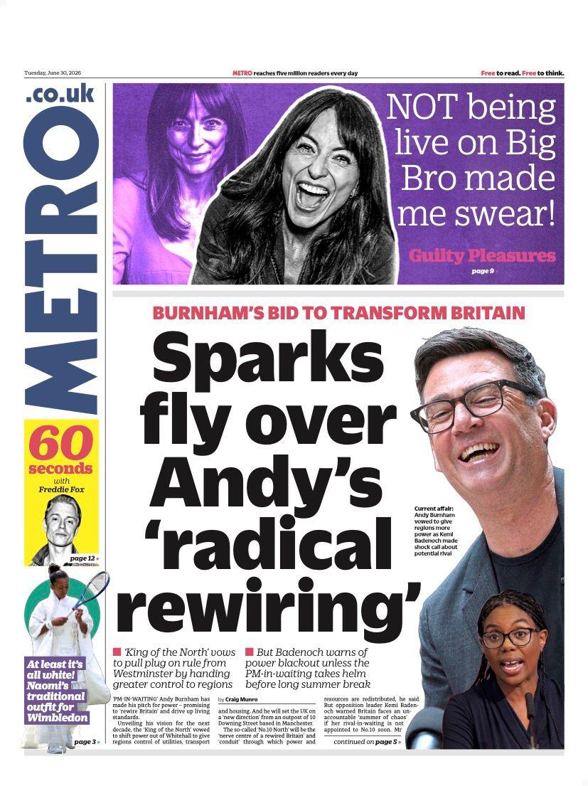 Andy’s ‘radical rewiring’ and ‘it’s coming homes’