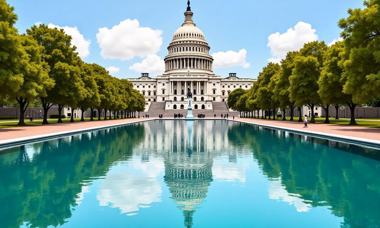 Former Olympian denies vandalising Washington Reflecting Pool after arrest