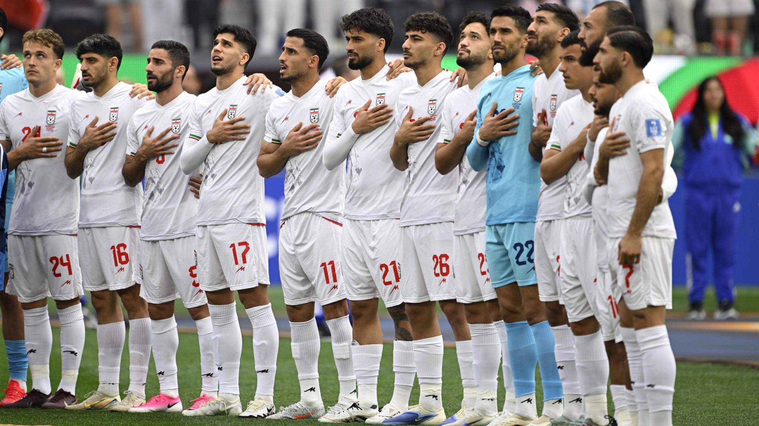 Iran leave note asking for peace after Belgium draw
