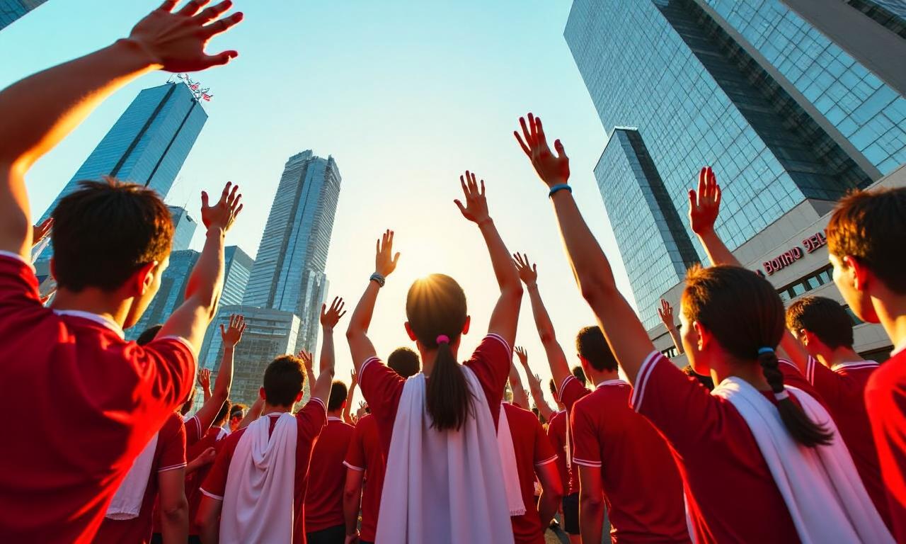 England fans arrive in Dallas for World Cup game against Croatia