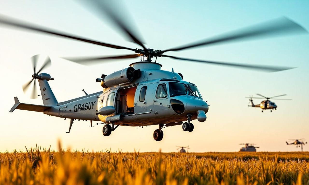 Royal Navy helicopter crashes into field