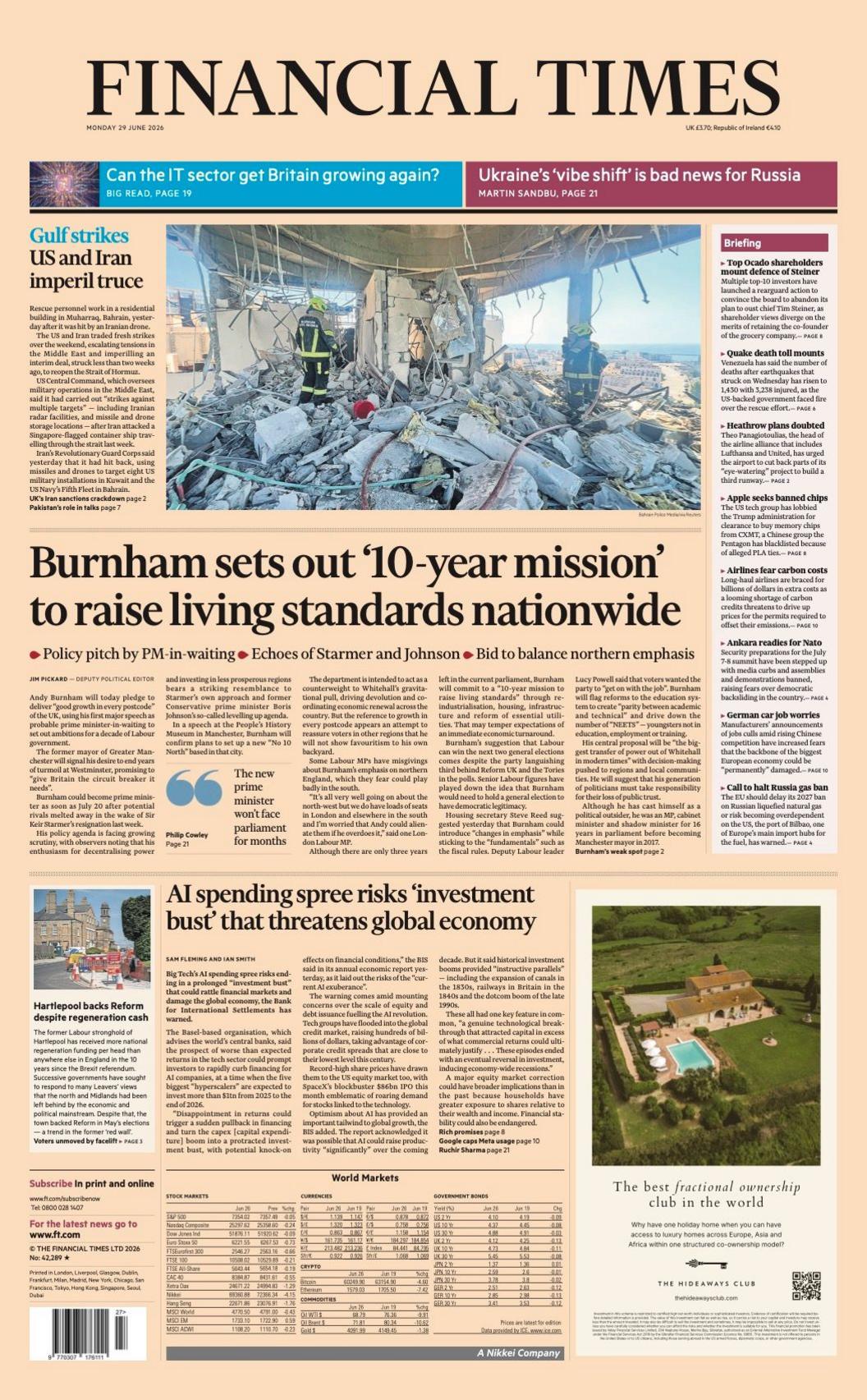 Burnham’s ’10-year mission’ and ‘Princess in peaks condition’