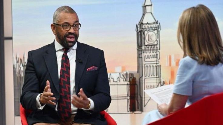 Cleverly says he would not have used Badenoch’s Gestapo jibe