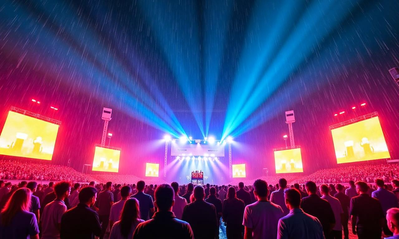 Rain fails to dampen spirits as TRNSMT festival becomes World Cup fan zone