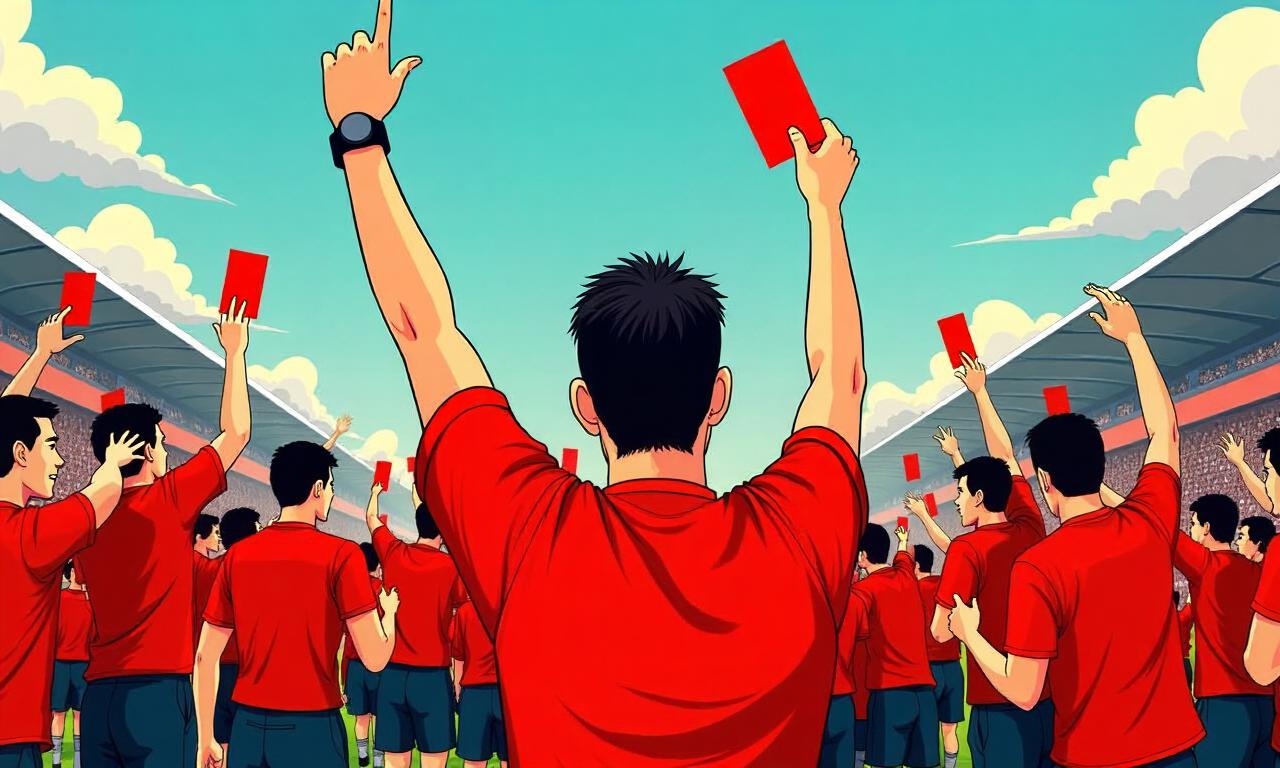 With no team in World Cup, China fans rally around a red card-happy referee