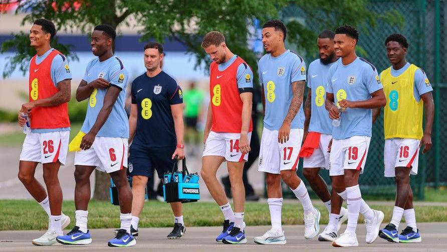 Toney scores hat-trick in England friendly win