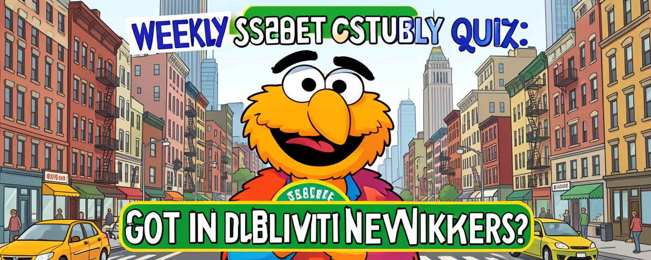 Weekly quiz: Which Sesame Street character got in trouble with New Yorkers?