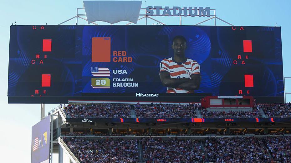 Red card system in disarray over Trump, Fifa and Balogun decision