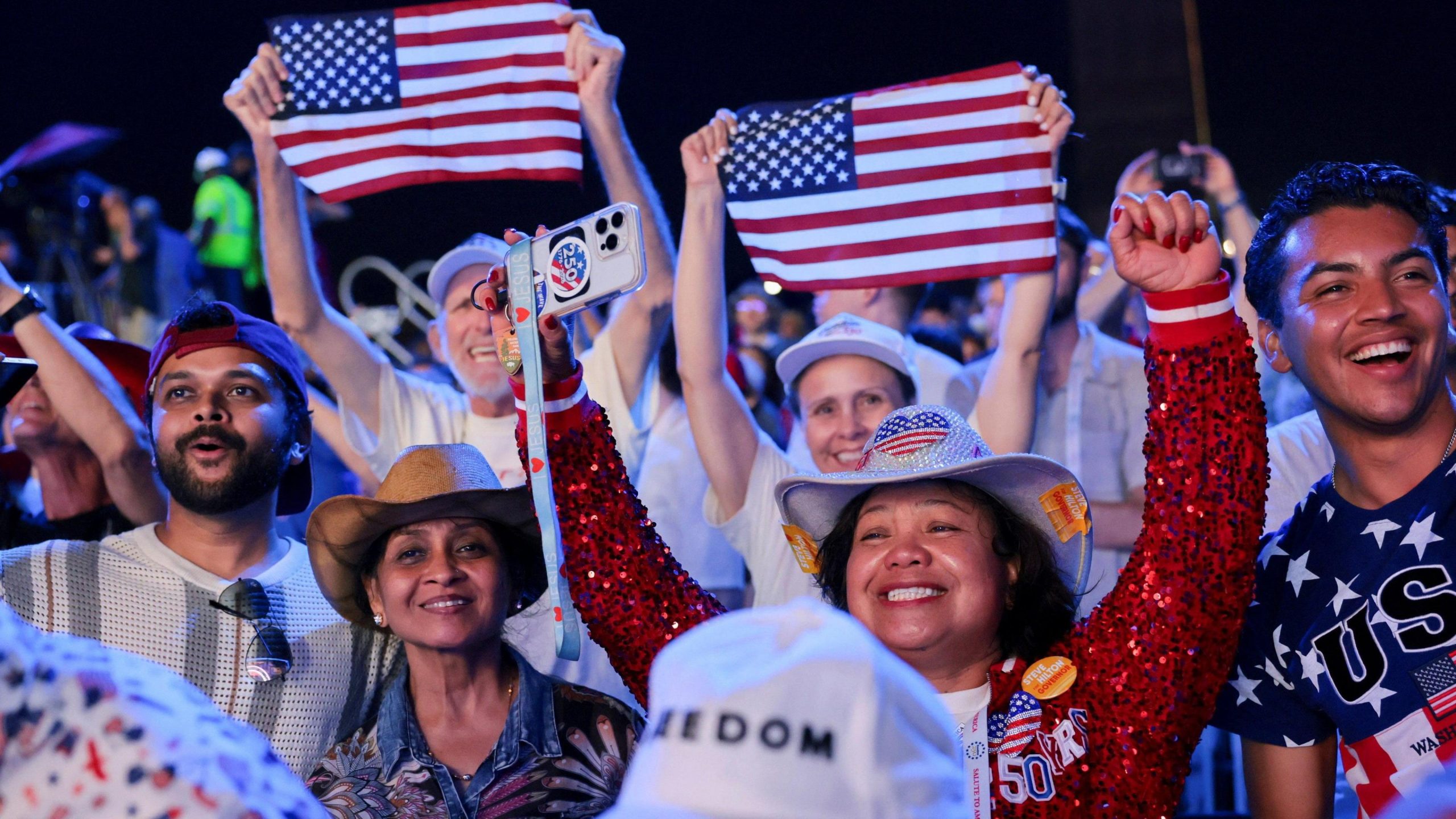 US marks 250th birthday with fireworks, flyovers and extreme weather