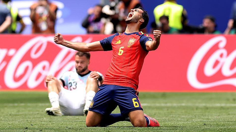 Merino the unlikely hero again – as Spain wait for Lamine Yamal show