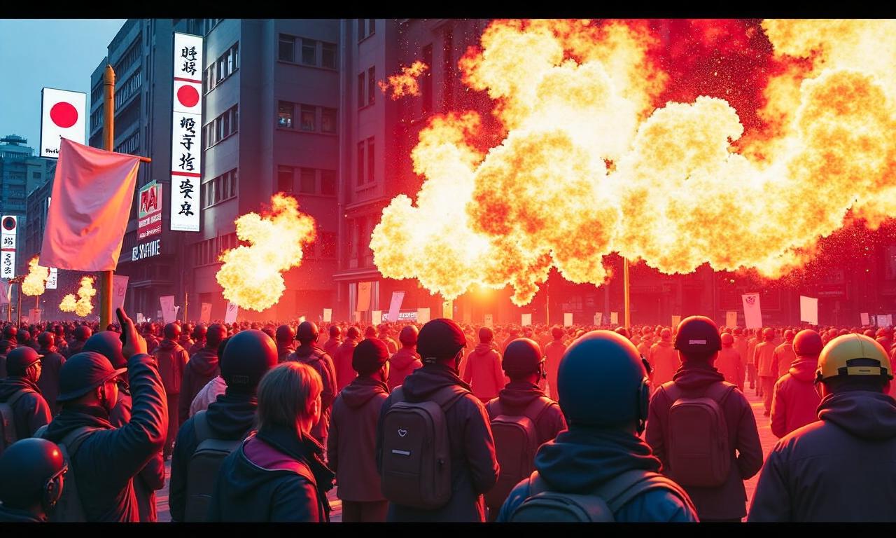Anti-war protests rock Japan as PM pushes for stronger defence