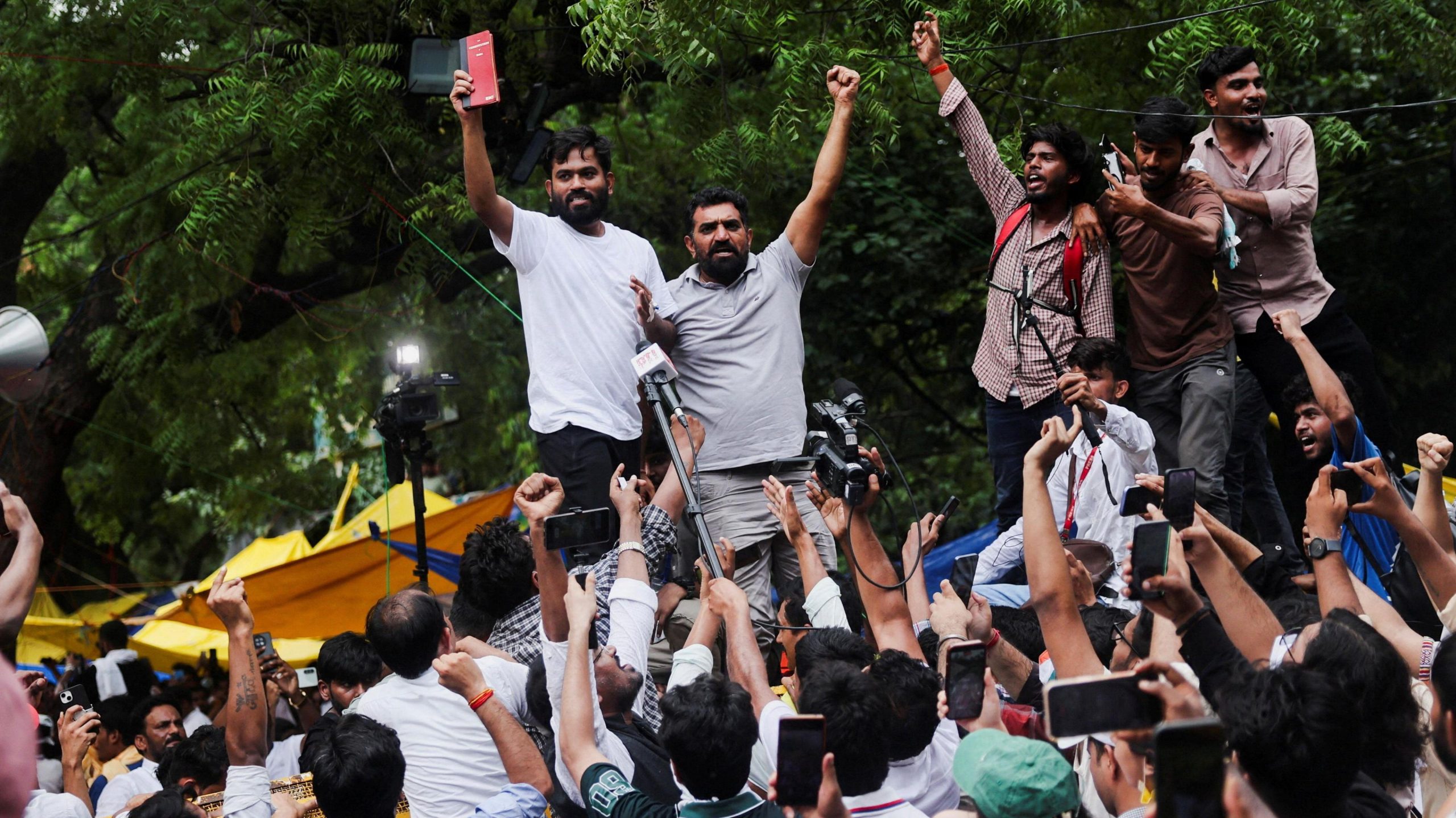 India’s ‘cockroach’ protest called off after education minister quits
