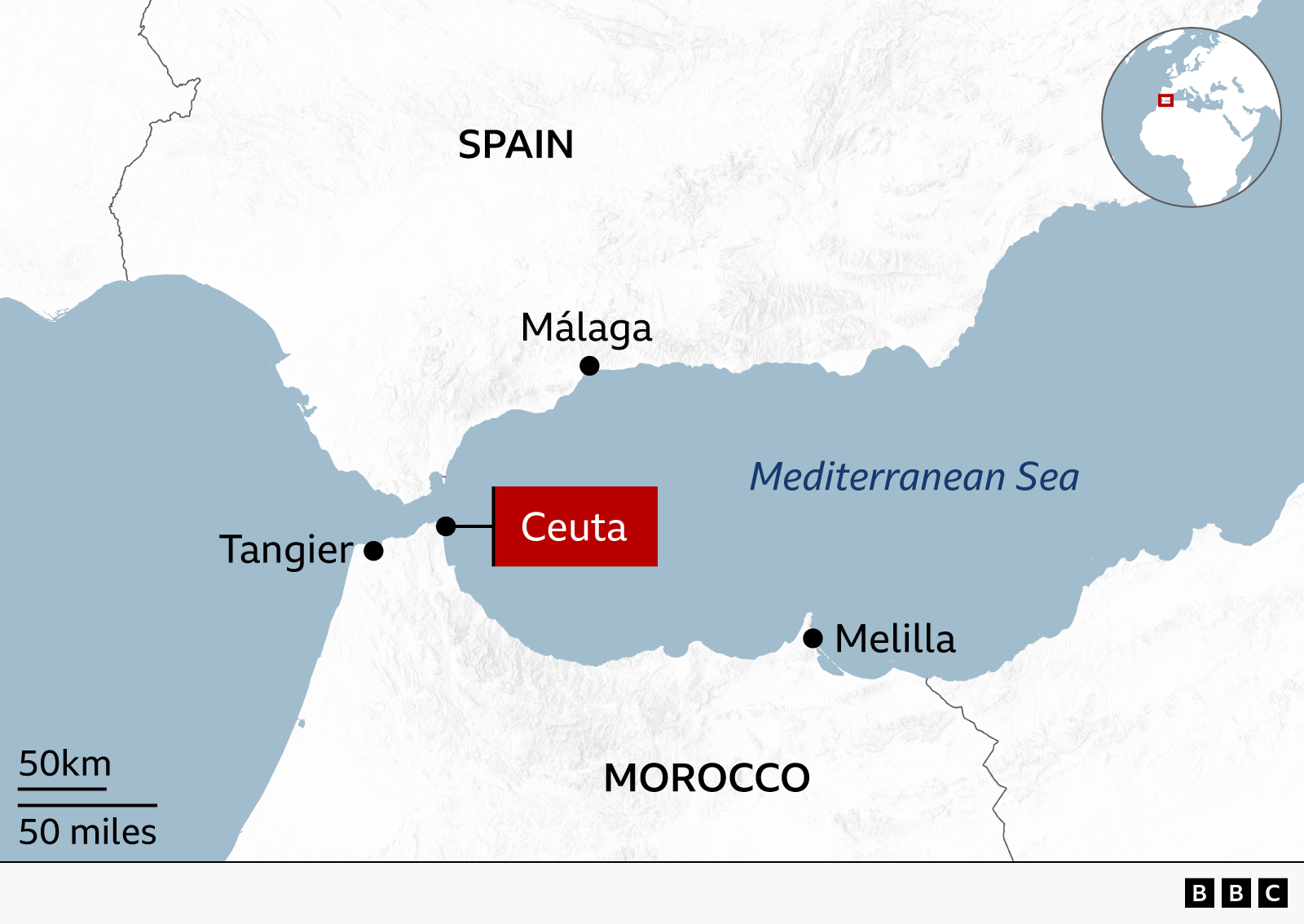 About 49,000 migrants enter Spanish enclave of Ceuta, officials say