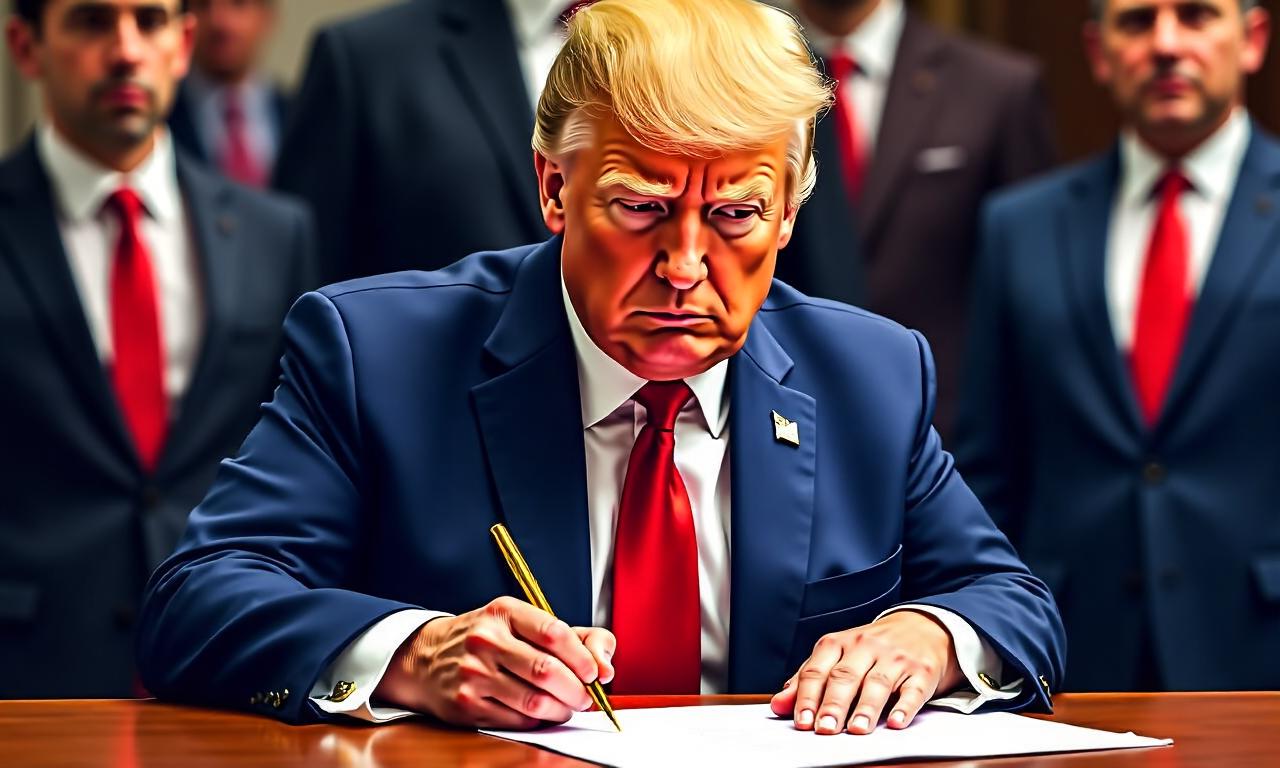Trump signs bill to end record shutdown over immigration enforcement