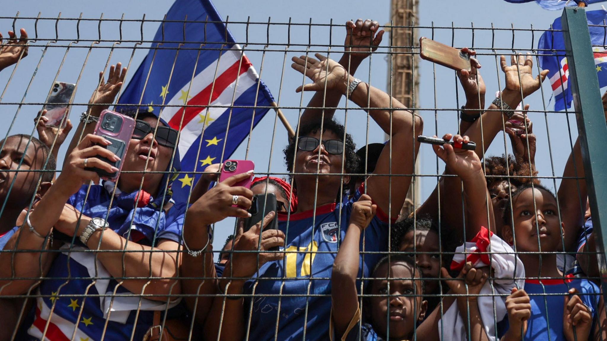 Thousands welcome home Cape Verde footballers after stunning World Cup run