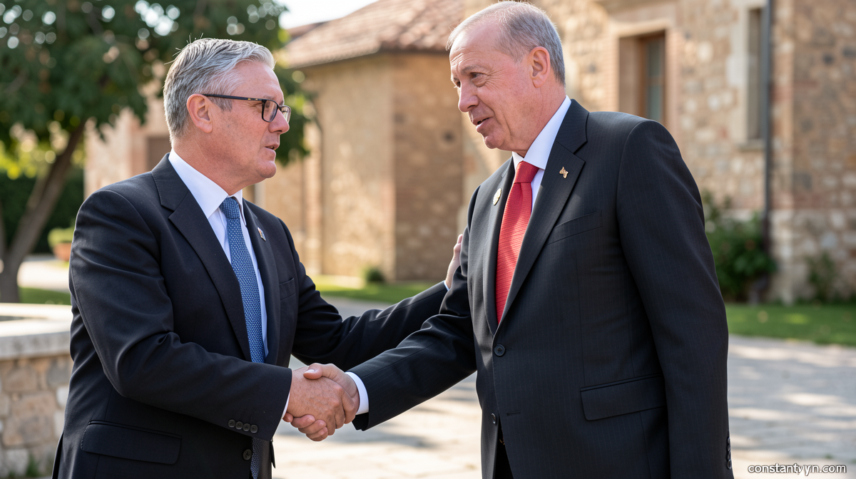 Starmer gifted gun and ammunition by Turkish president at Nato