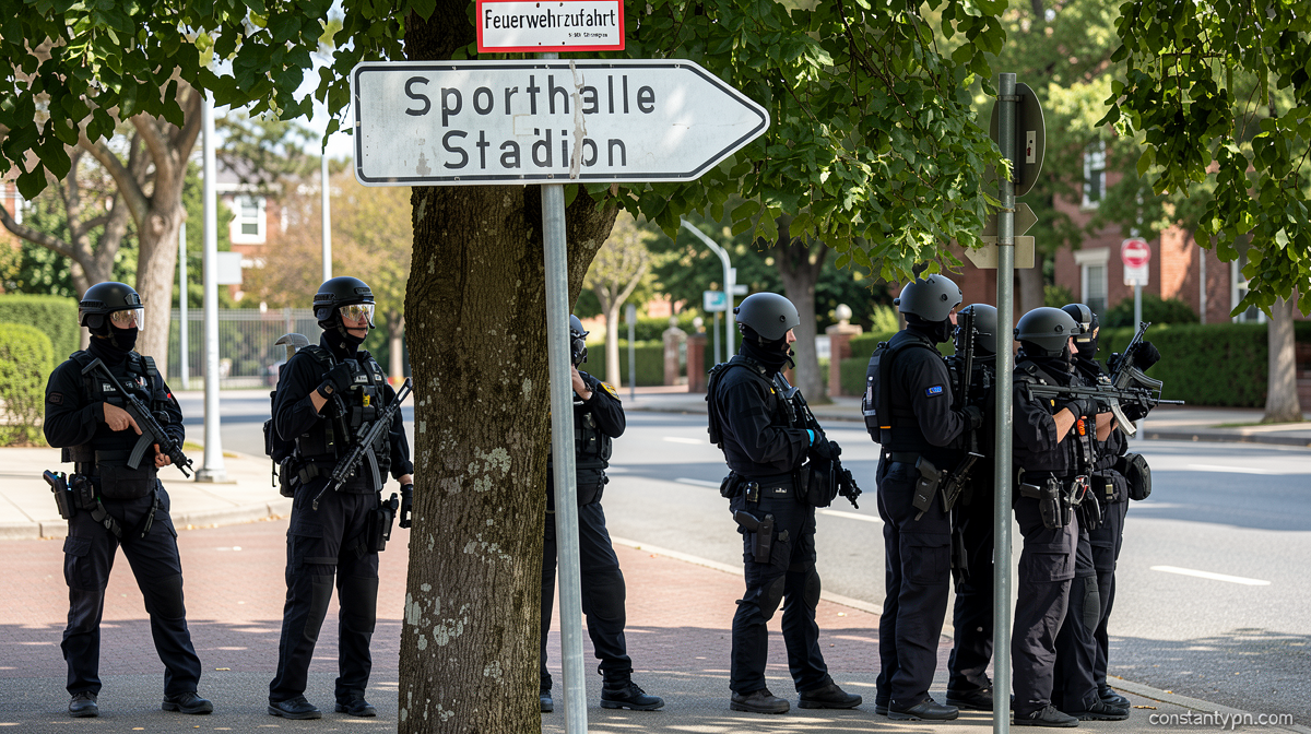Teenager arrested after two girls, 13, seriously injured in German school attack