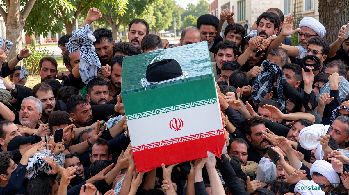 Khamenei’s coffin carried through Shia shrines as ceremonies held in Iraq
