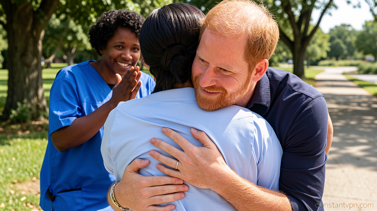 Prince Harry gets UK trip back on track with hospital visit