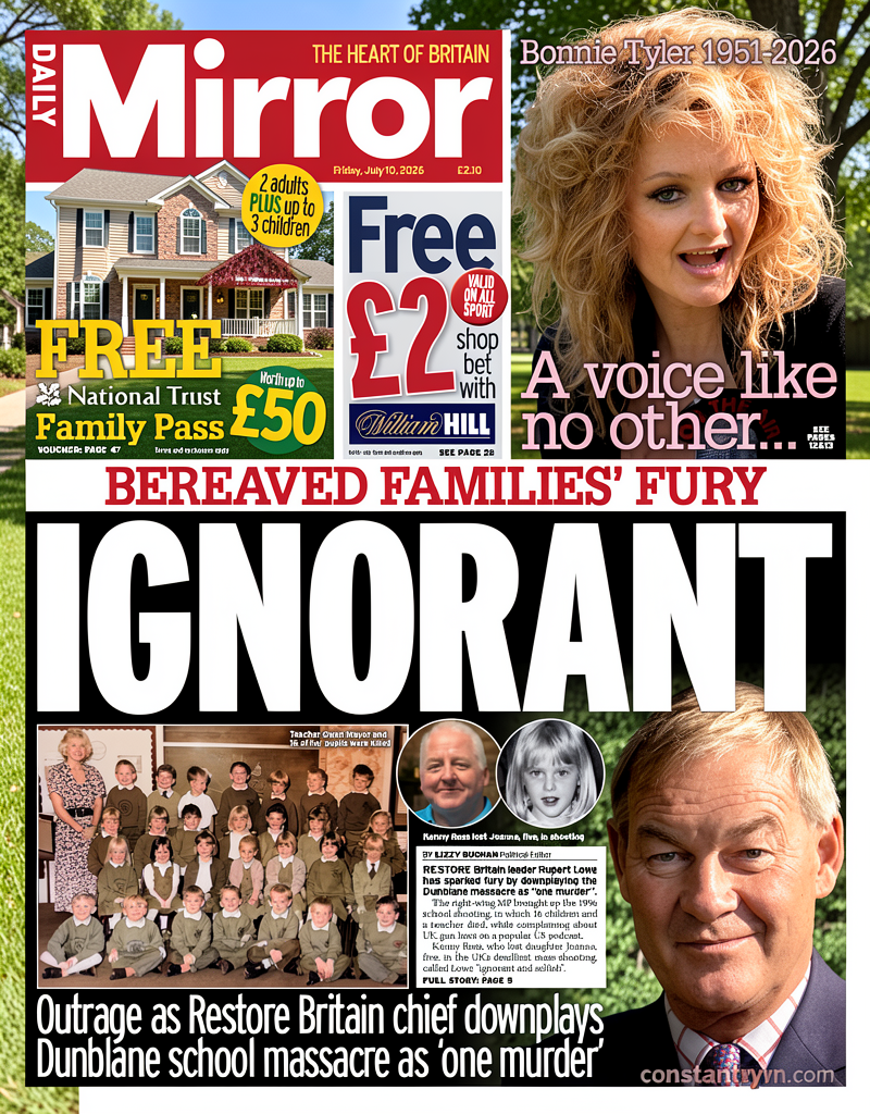 ‘Bereaved families’ fury’ and ‘Happy feet’