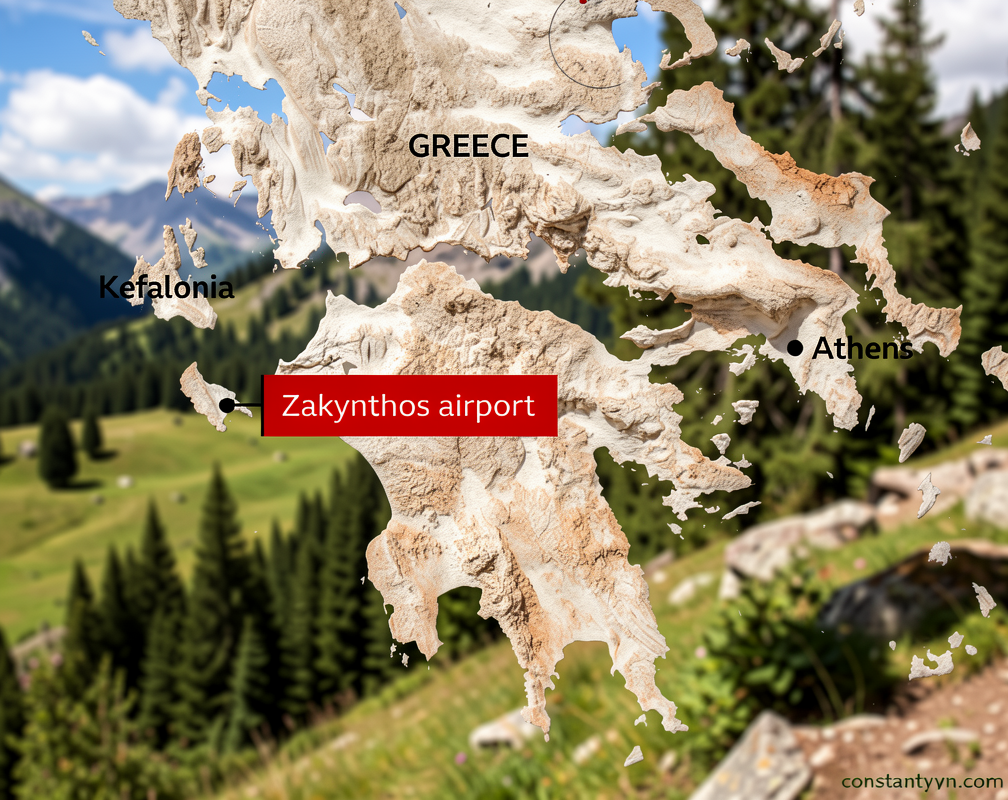 Greek F-16 fighter jet crash-lands at busy Zakynthos airport