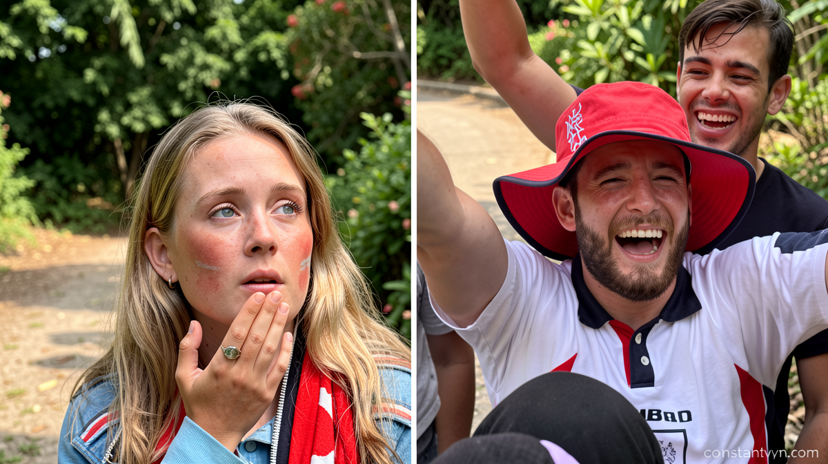 Watch fans react to every goal of England v Norway