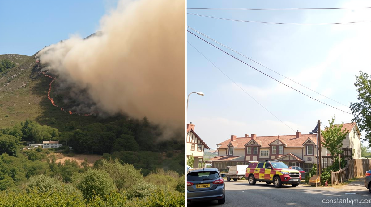 Major incident declared in Wales as firefighters tackle wildfires across UK
