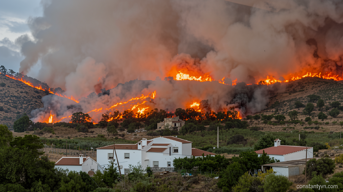 Badly burned British couple rescued from ravine during Spain wildfires, reports say