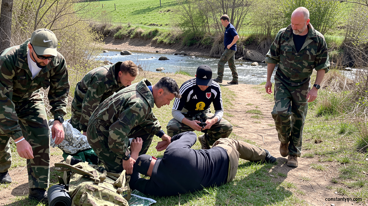 Bombs, blood, ambushes – football coaching with the army