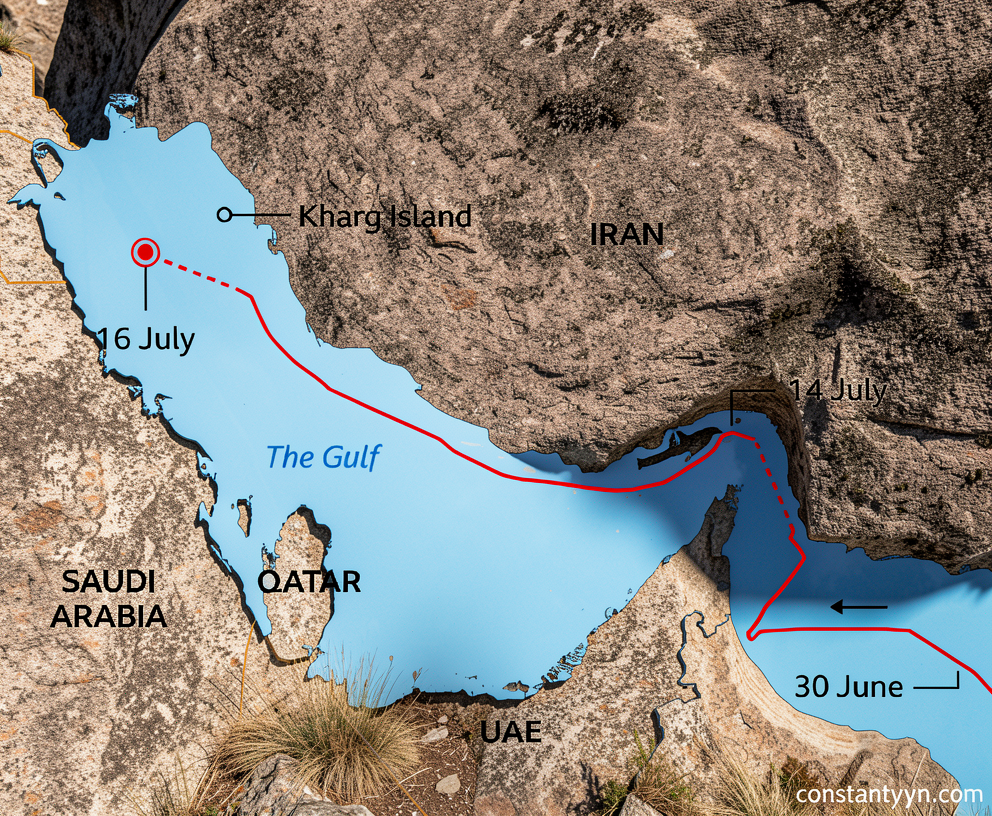 US strikes oil tanker with missiles as it enforces new Iran blockade