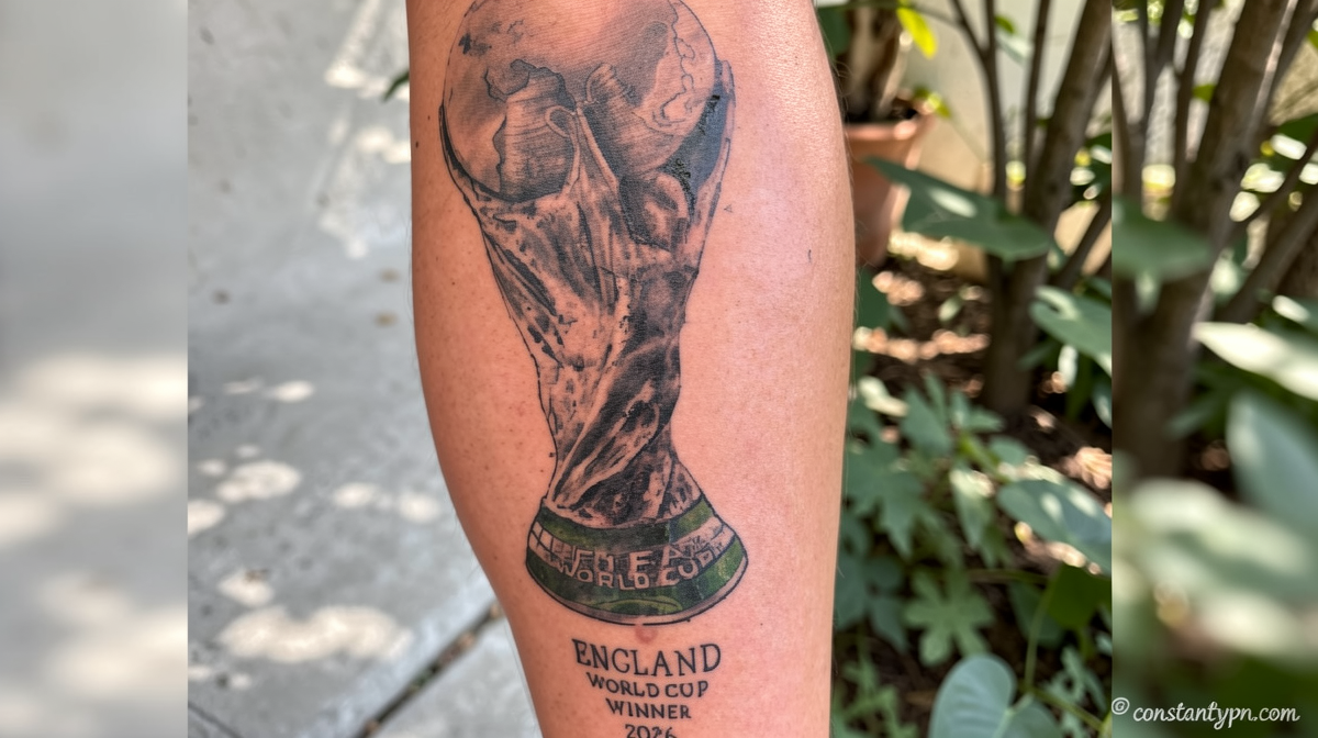 Fan may get ‘only joking’ added to England World Cup winners tattoo after defeat