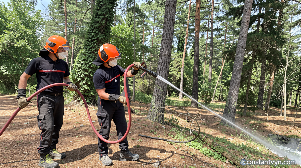 Volunteer firefighter suspected of starting devastating France forest fire