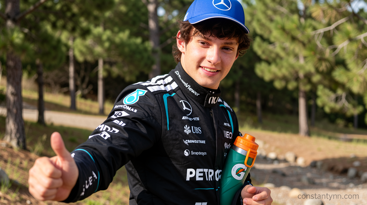 Antonelli takes Belgium pole from Verstappen