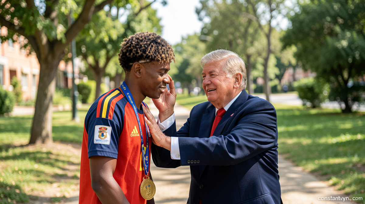 Misleading posts about Trump at World Cup final viewed by millions